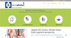 Desktop Screenshot of loansplenty.com